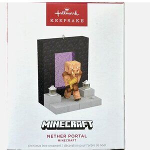 New 2024 Hallmark Christmas Ornament NETHER PORTAL MINECRAFT Magic Light